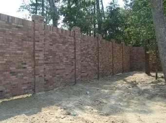 Masonry Fence Project